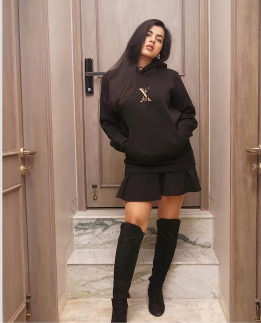 Women's Hoodie – Boldness Woven in Black